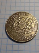 10c 1984r Republik Od Kenia