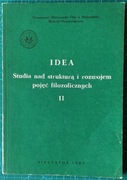 IDEA, Studia nad strukturą i rozwojem pojęć filozoficznych II