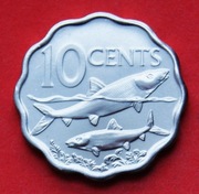 10  Centów 2007 r  -  Bahama  Ryby     mennicza  !!!