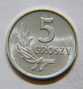 5 gr. AL 1962 mennicze