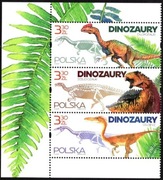 5109 - 5111 Dinozaury (trójka pionowa)