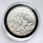 Moneta MEDAL srebrna ALEXANDER THE GREAT Legendary Warriors 1 uncja Srebra
