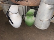 Dzbanek z wylewką retro emaliowany na wodę 