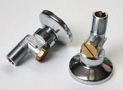 Mimośród z filtrem siatkowym 1/2” x 3/4'' z rozetą - 2 szt.