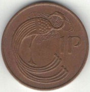 Irlandia 1 penny pens 1971 - 20,32 mm - nr 4