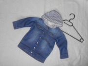 Kurtka katanka miękki jeans George 80 cm #42