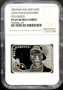20 ZŁ 2007, LEON WYCZÓŁKOWSKI NGC PF 69 UC #95
