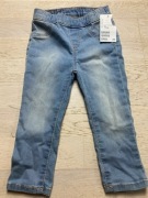 Jegginsy legginsy jeansowe dżinsowe H&M 12-18 miesięcy 86 cm 