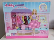 Garderoba domek dla lalek barbie szafa walizka