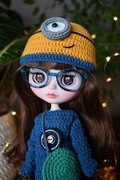 Lalka Blythe doll custom ooak 