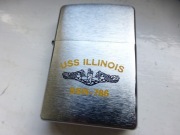 Zapalniczka Zippo USS Illinois Custom Atomowy Okręt Podwodny US Navy 