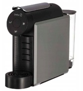 DELTA Q MINI QOOL EKSPRES DO KAWY KAPSUŁKOWY 19 BAR SREBRNY SZARY