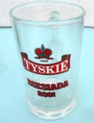 Kufel  szklany Tyskie 0,5 l  Biesiada 2001