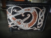 Portfel że skóry bydlęcej, HAND MADE, idealny na prezent.