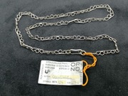 Stary Srebrny Łańcuszek ORNO z metką Czaplinska prl Srebro próby 800