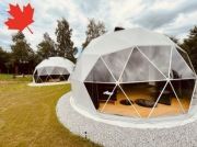 Glamping, 7m, namiot sferyczny, kopuła, letniskowy