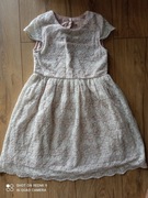 Sukienka kwiaty wesele  116 5-6