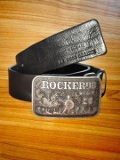 Pasek Hugo Boss Orange z klamrą "Rockers 98" Handmade in Italy Do kolekcji.