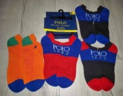 Zestaw 4 par oryginalnych skarpet POLO RALPH LAUREN  