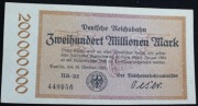 " 200 000 000 Mark .1923 .od 19,99 "