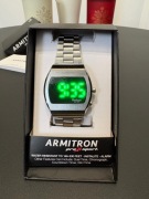 Armitron zegarek w stylu retro RED LED