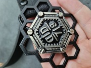 Pasek metalowa klamra na bolec pp