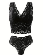 Piękny elegancki zestaw bielizny damskiej