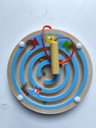 Zabawka Labirynt drewniany magnetyczny 