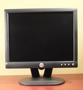 Monitor LCD DELL 15" E152FPg + kable - stan BDB