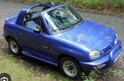 Suzuki Vitara X90 Targa, szyberdach, prawa strona.