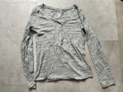 H&M cienki top z dlugim rekawem