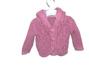 Indigo piękny   sweterek lawenda  gruby splot  na 80