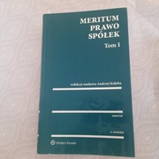 Meritum prawa spółek, tom I i II, wydanie 2020