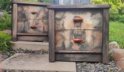 Szafki nocne retro, vintage, odnowione, stylizowane 2szt