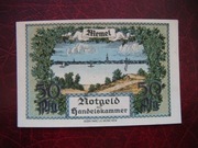 BANKNOT Litwa - Kłajpeda ( Memel ) - 1/2  marki - 1922 r. 