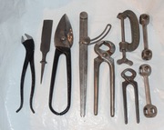Stare narzędzia różne 9 sztuk