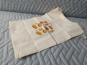 Naturalny worek na pieczywo z grubej bawełny