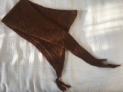 Szalik chusta kaszmir brąz karmel kaszmir jak COS