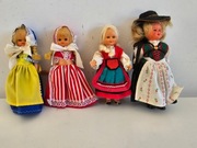 Lalki w strojach ludowych vintage CS Italy Juko zestaw