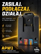 Adapter Parkside X20V - WAGO APW1