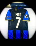 (S) FIGO 7 INTER 2008/09 LIGA MISTRZÓW RETRO JERSEY Nowa Piłkarska Koszulka