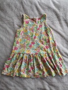 Kolorowa letnia sukienka w kwiaty kwiatki H&M 98 - 104 jak nowa