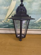 Klasyczna lampa ogrodowa / kinkiet zewnętrzny w stylu latarni – czarna, E27