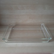 Vintage naczynie żaroodporne do lasagne Pyrex nr 233 34cm x 23cm x 5cm 