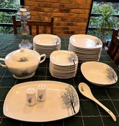 Zestaw obiadowy 43 el na 12 osób 