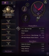 Throne and Liberty, Konto Staff/Dagger bellandir (adriana) 4500 CP