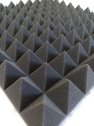 Panele akustyczne PIRAMIDA 50x50x5 cm | 30 szt. | 15 m² | PIRAMIDKI