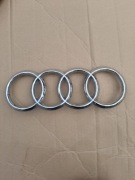 Znaczek emblemat chromowany przód Audi 