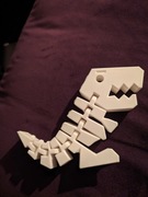 Articulated DUŻY Flexi Rex Czarny Zabawka Antystresowa TIKTOK