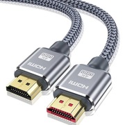 Snowkids HDMI 2.0 – Kabel Ultra High Speed 15m, 4K@60Hz, Szary